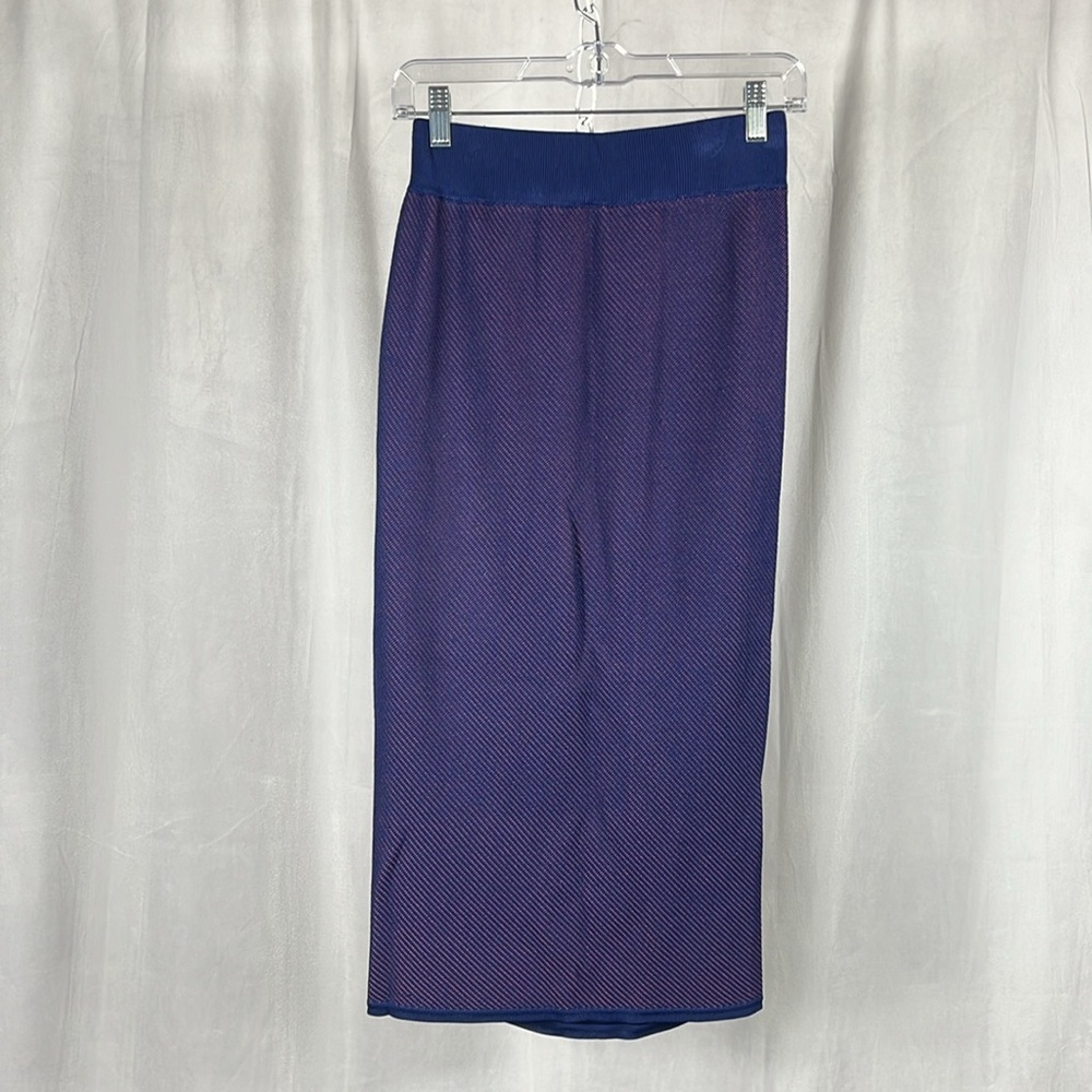 rag & bone Ridley Blue/Pink Checkered Skirt. - Picture 6 of 11